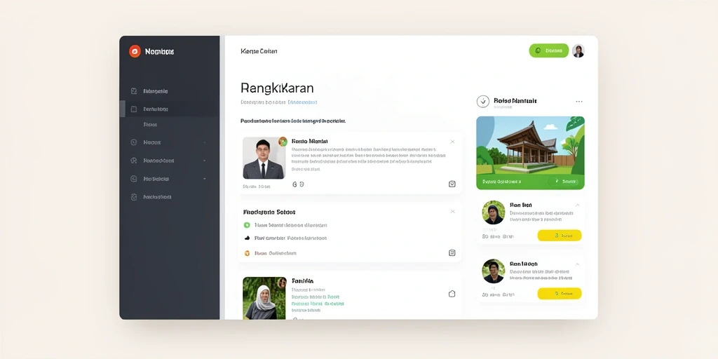 Tampilan antarmuka yang intuitif dan ramah pengguna.