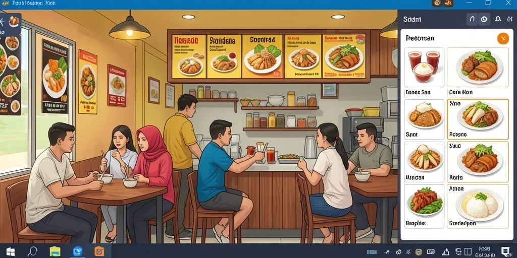 Tampilan antarmuka yang modern dan menarik.