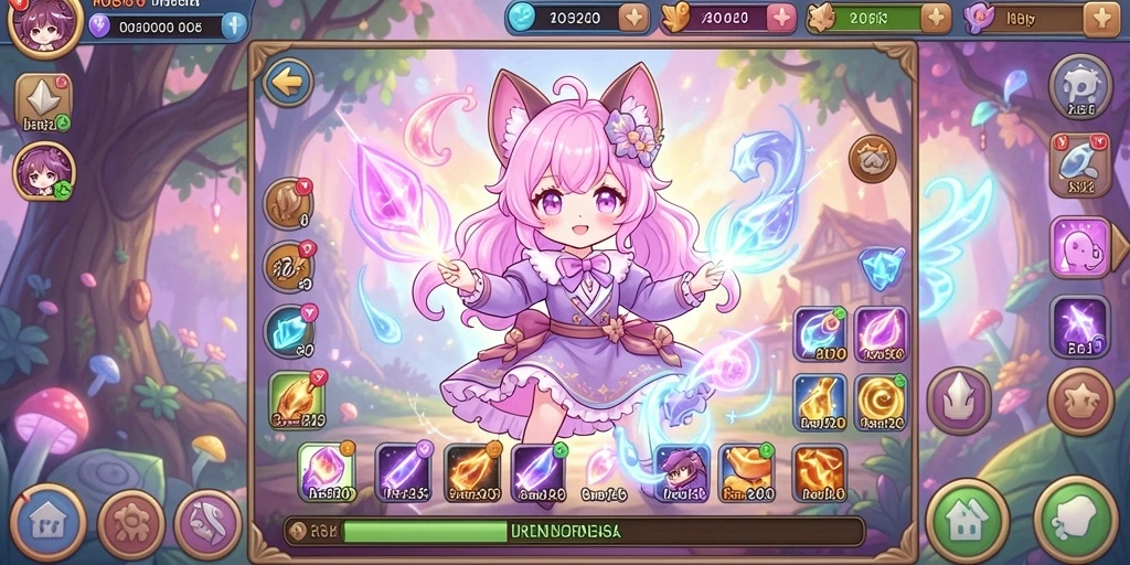 Tampilan awal game yang menarik perhatian.