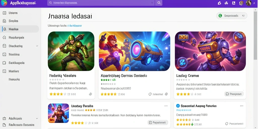 Tangkapan layar menampilkan grafis yang memukau.