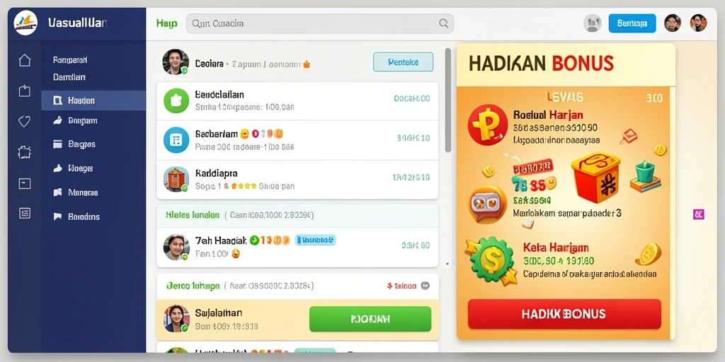 Tampilan antarmuka yang mudah dinavigasi.