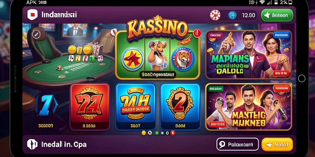 Tampilan menu utama IDNSERU yang intuitif.