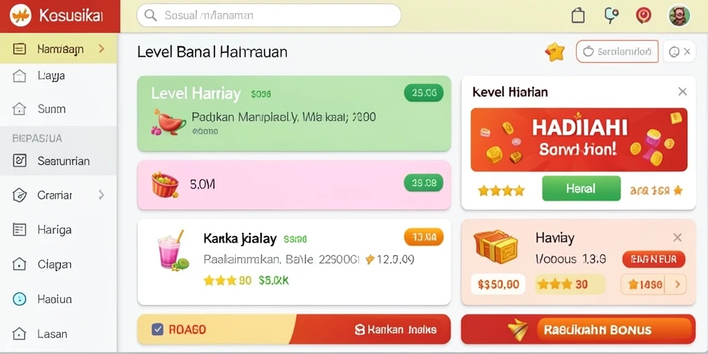 Tampilan utama MC777 yang menarik dan informatif.