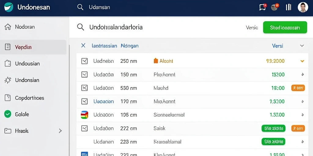 Tampilan antarmuka yang intuitif dan mudah digunakan.