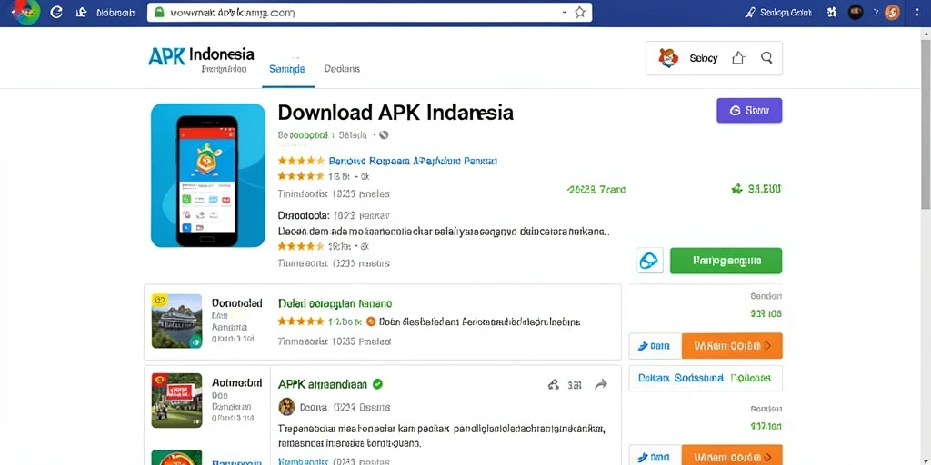 Tampilan awal RP55 yang menarik dan penuh warna.