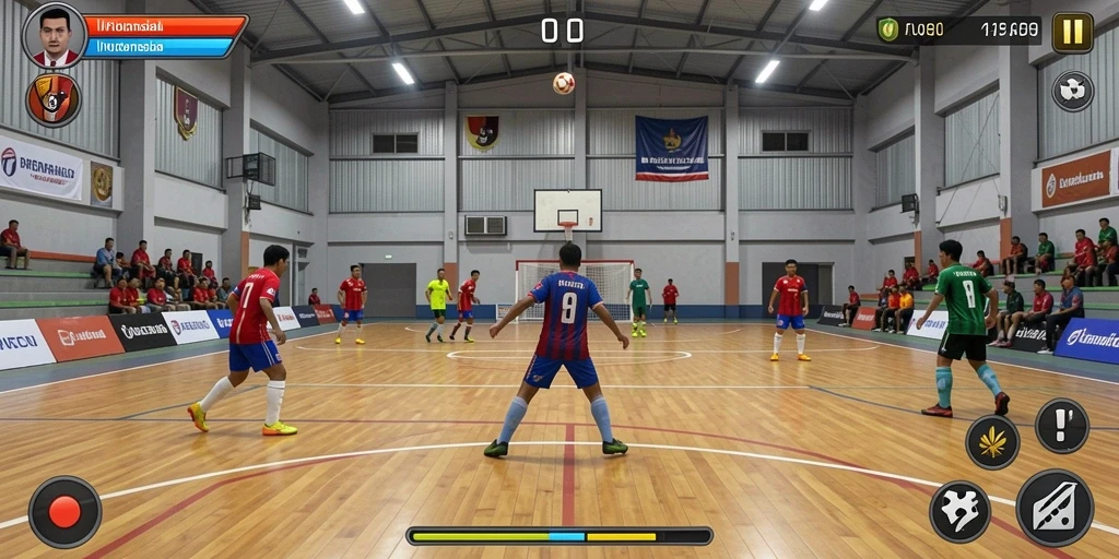 Tampilan antarmuka yang ceria dan menarik.