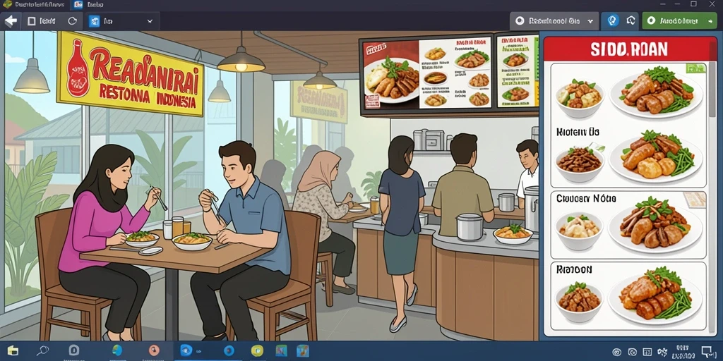 Tampilan antarmuka pengguna yang intuitif