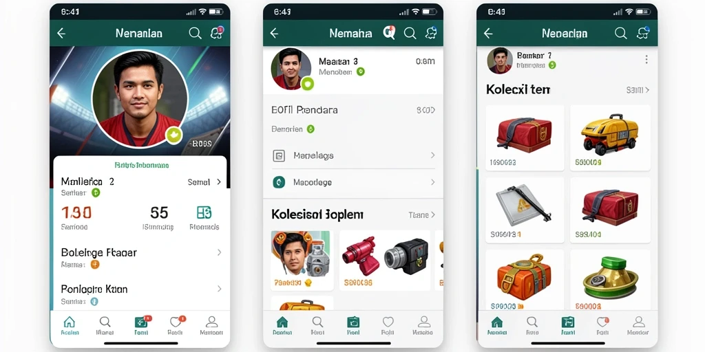 Tampilan antarmuka yang menarik dan user-friendly.